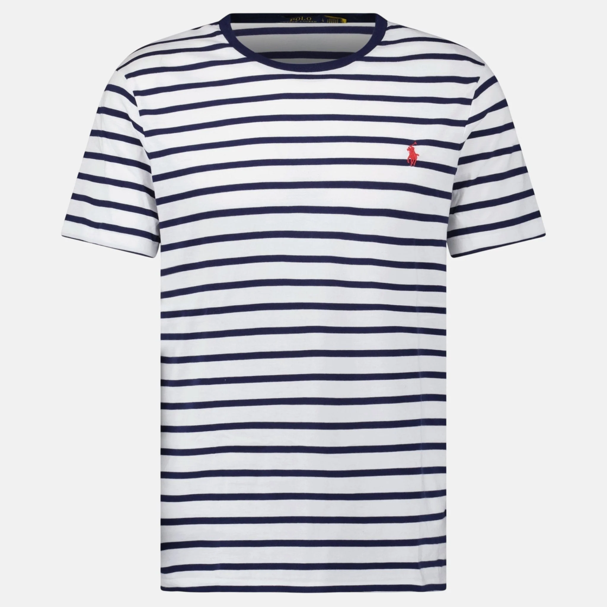 Ralph Lauren Custom Slim Fit T-Shirt Navy White
