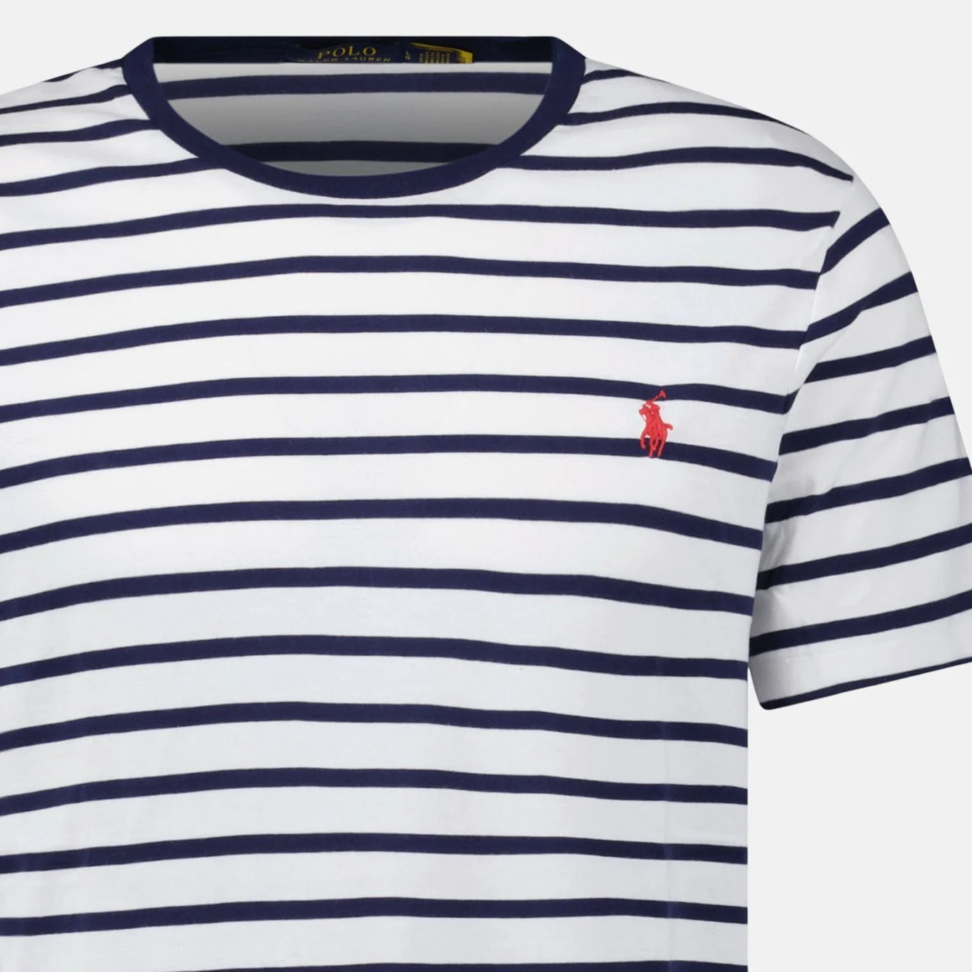 Ralph Lauren Custom Slim Fit T-Shirt Navy White - Image 3