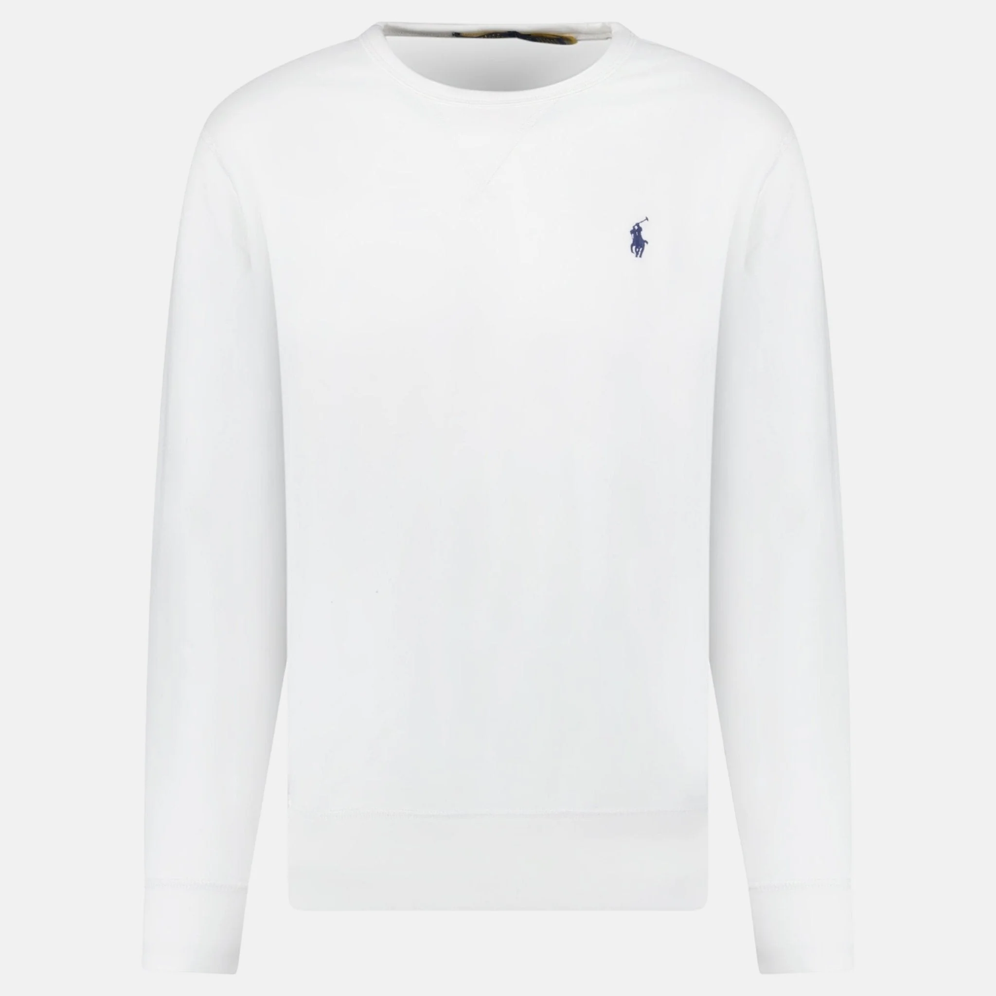 Ralph Lauren Fleece Crew Sweatshirt White