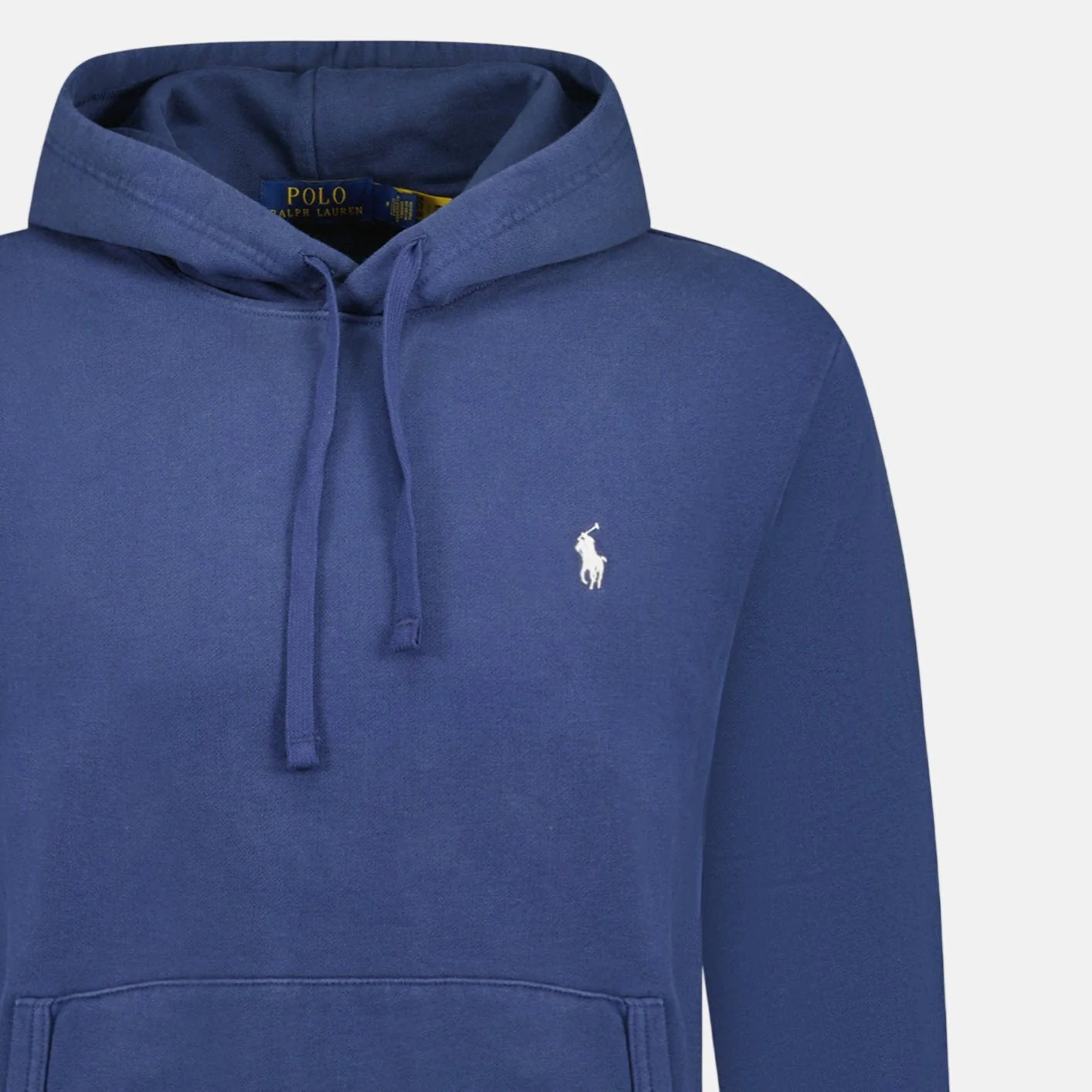 Ralph Lauren Loopback Fleece Hoodie Cruise Navy - Image 3