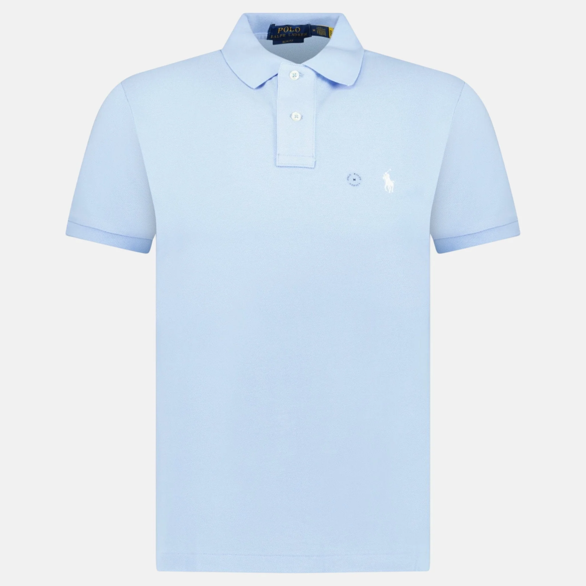 Ralph Lauren Mesh Slim Fit Polo Shirt Office Blue