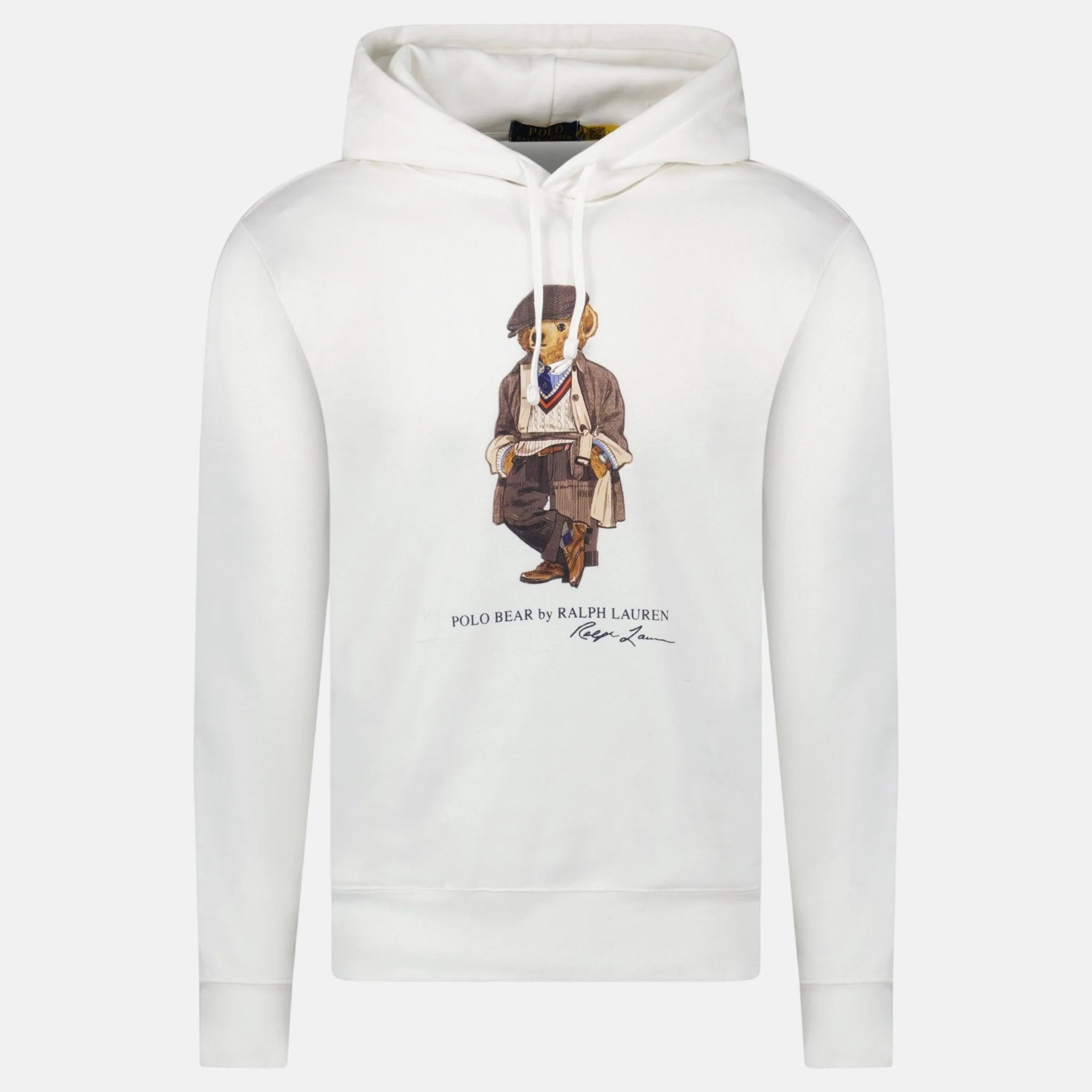 Ralph Lauren Polo Bear Fleece Hoodie White