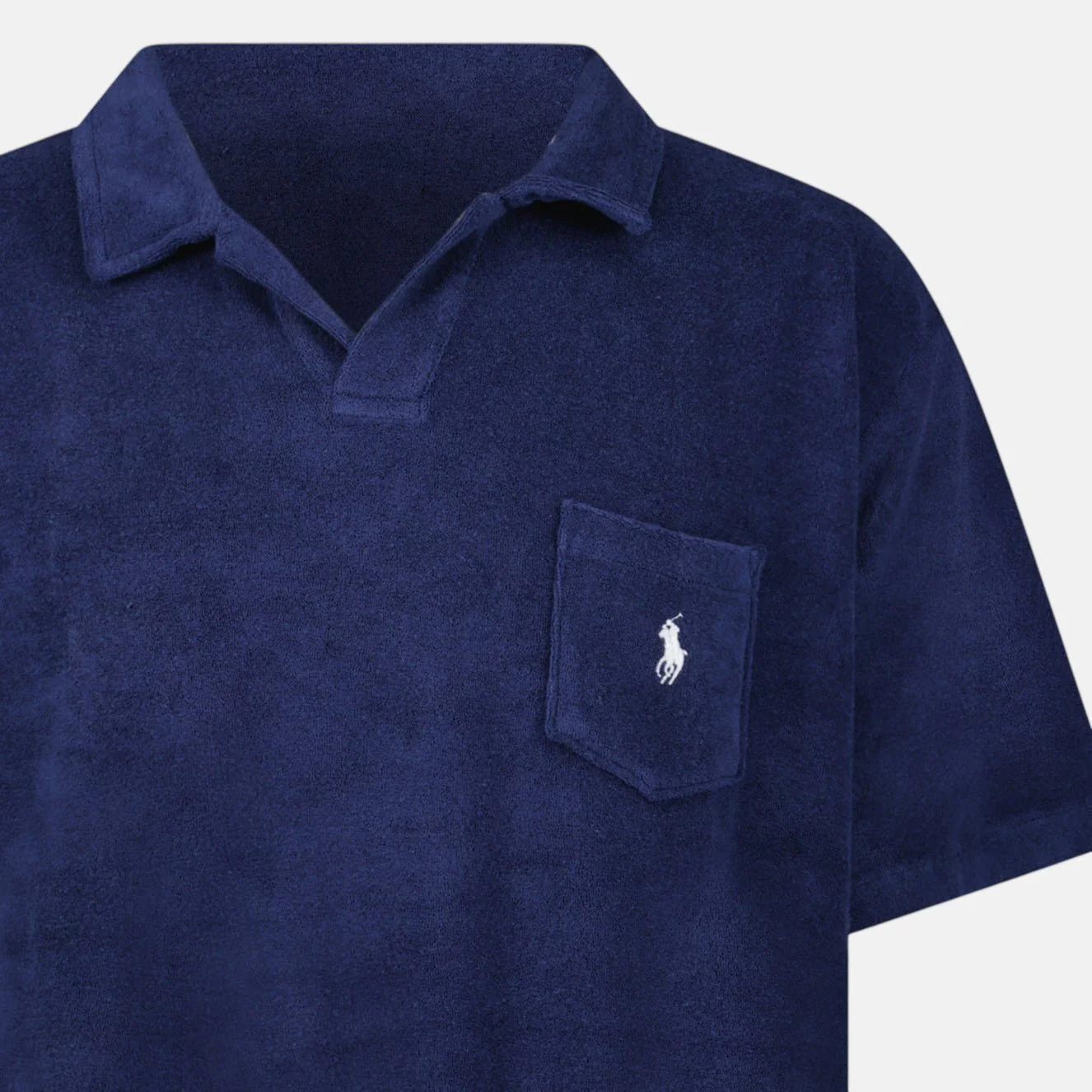 Ralph Lauren Short Sleeve Polo Shirt Navy - Image 3