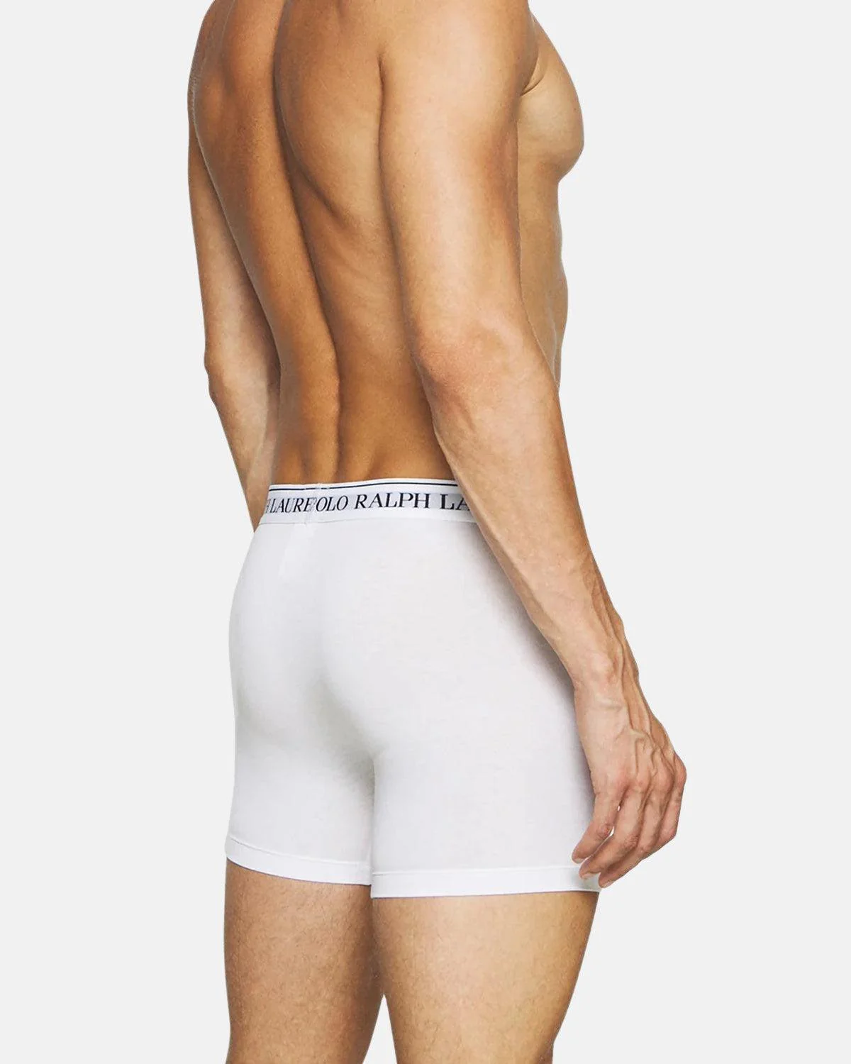 RALPH LAUREN 3 PACK BOXER BRIEF TRUNKS WHITE BLACK GREY - Image 4