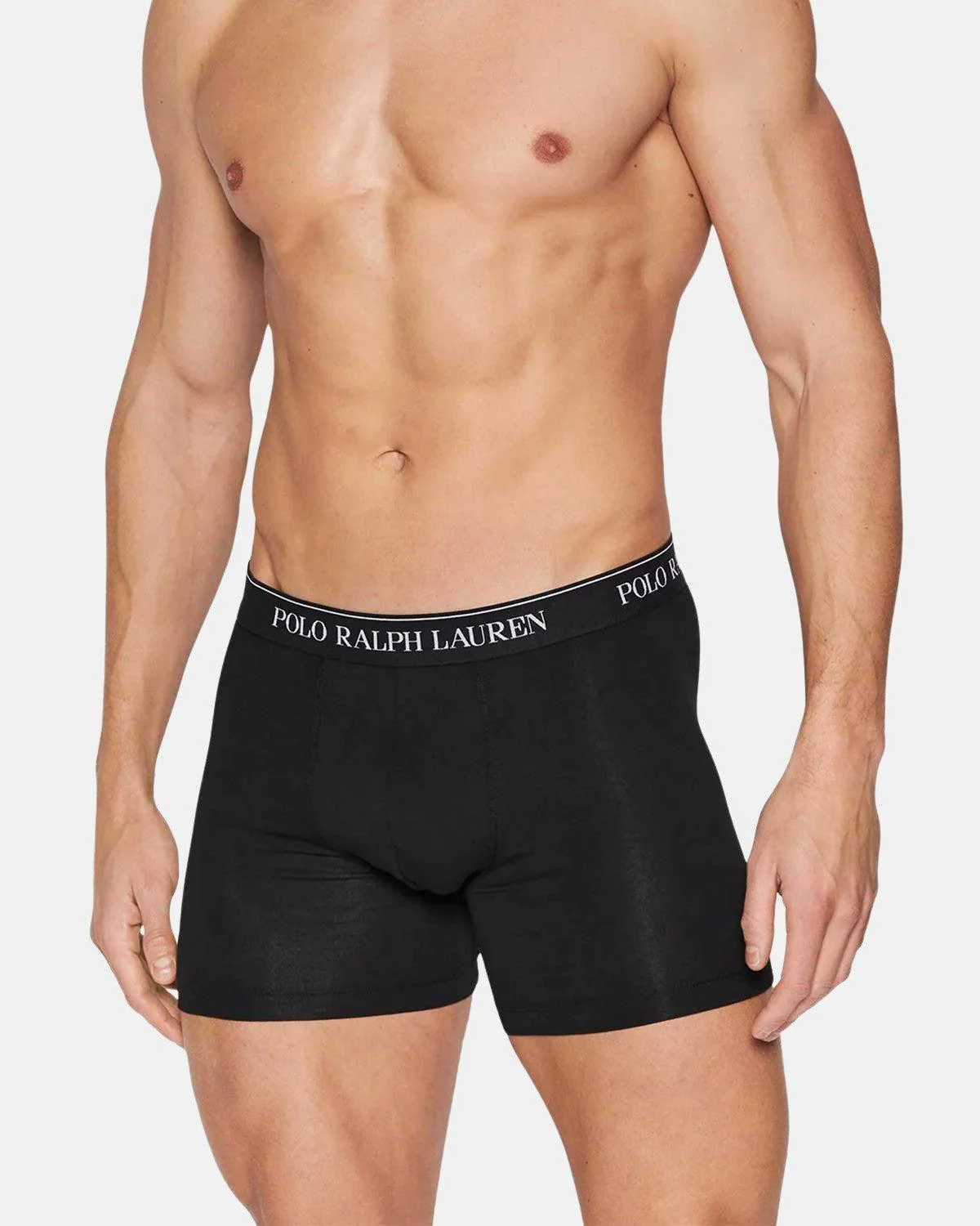 RALPH LAUREN 3 PACK BOXER BRIEF TRUNKS WHITE BLACK GREY - Image 5