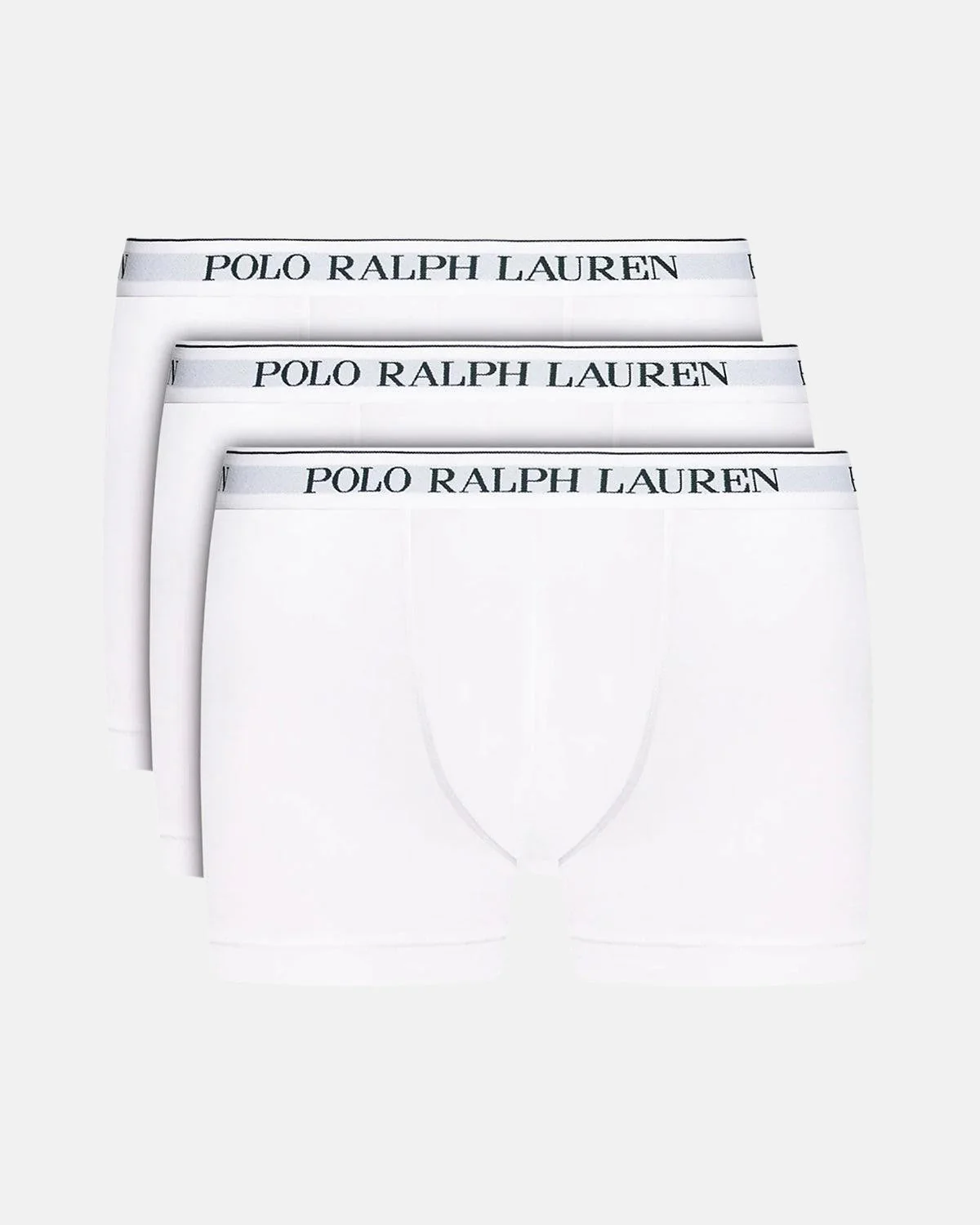 RALPH LAUREN 3 PACK CLASSIC TRUNKS WHITE