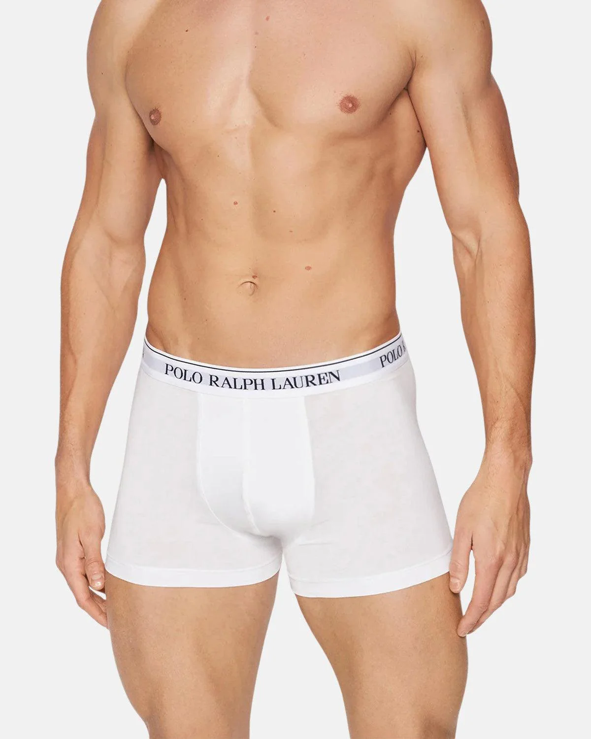RALPH LAUREN 3 PACK CLASSIC TRUNKS WHITE - Image 3