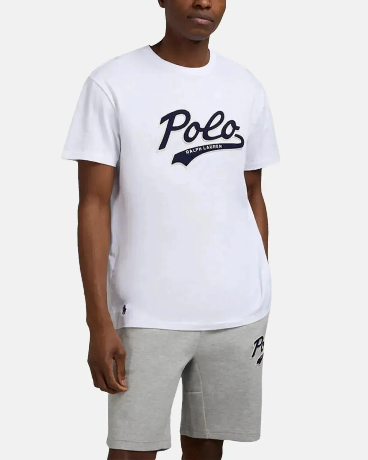 RALPH LAUREN MENS CLASSIC FIT POLO SWOOSH T-SHIRT WHITE - Image 2