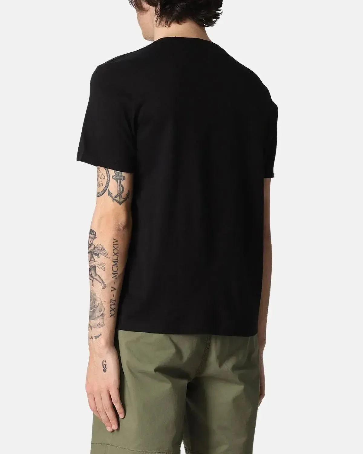 RALPH LAUREN MENS COTTON JERSEY T-SHIRT BLACK - Image 3
