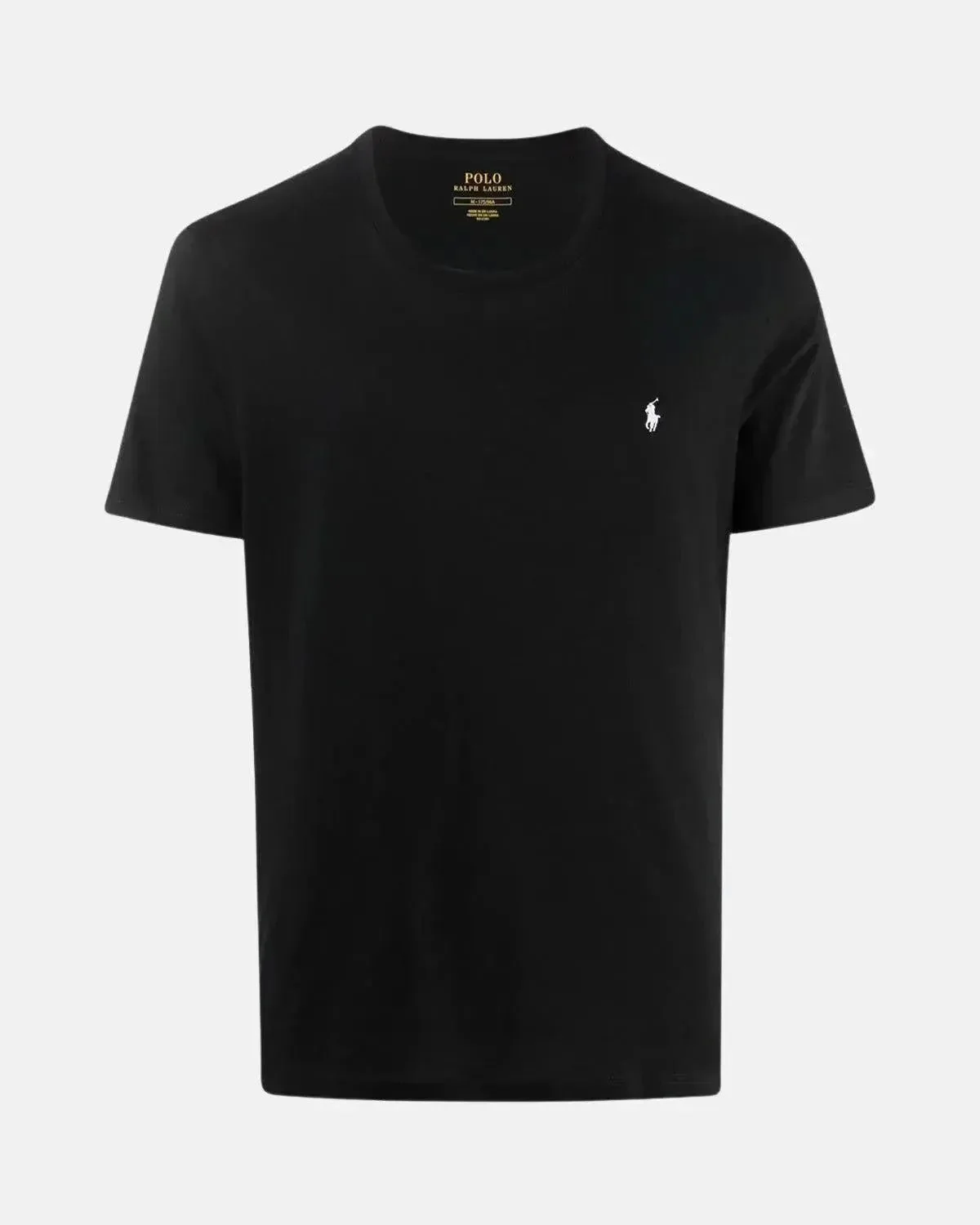 RALPH LAUREN MENS COTTON JERSEY T-SHIRT BLACK - Image 4