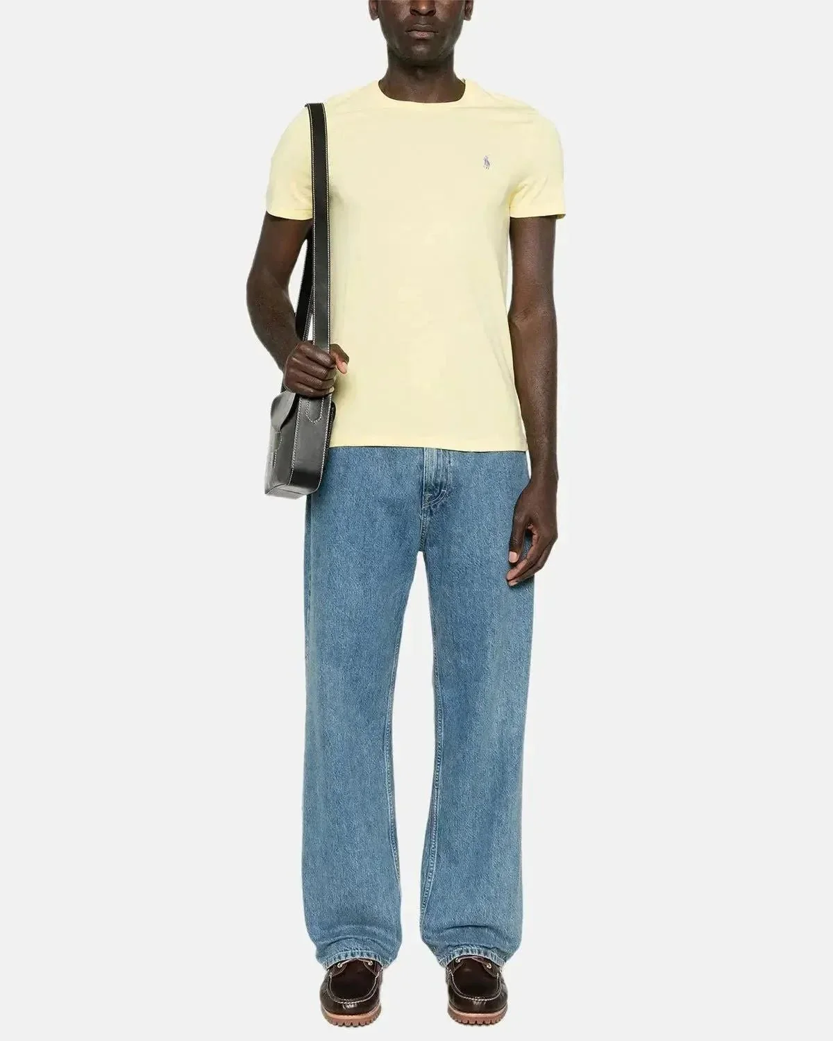 RALPH LAUREN CUSTOM SLIM FIT JERSEY T-SHIRT RESORT GOLD - Image 2