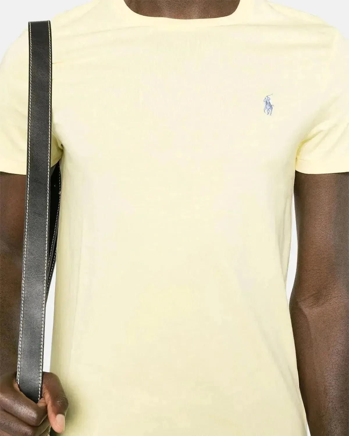 RALPH LAUREN CUSTOM SLIM FIT JERSEY T-SHIRT RESORT GOLD - Image 5