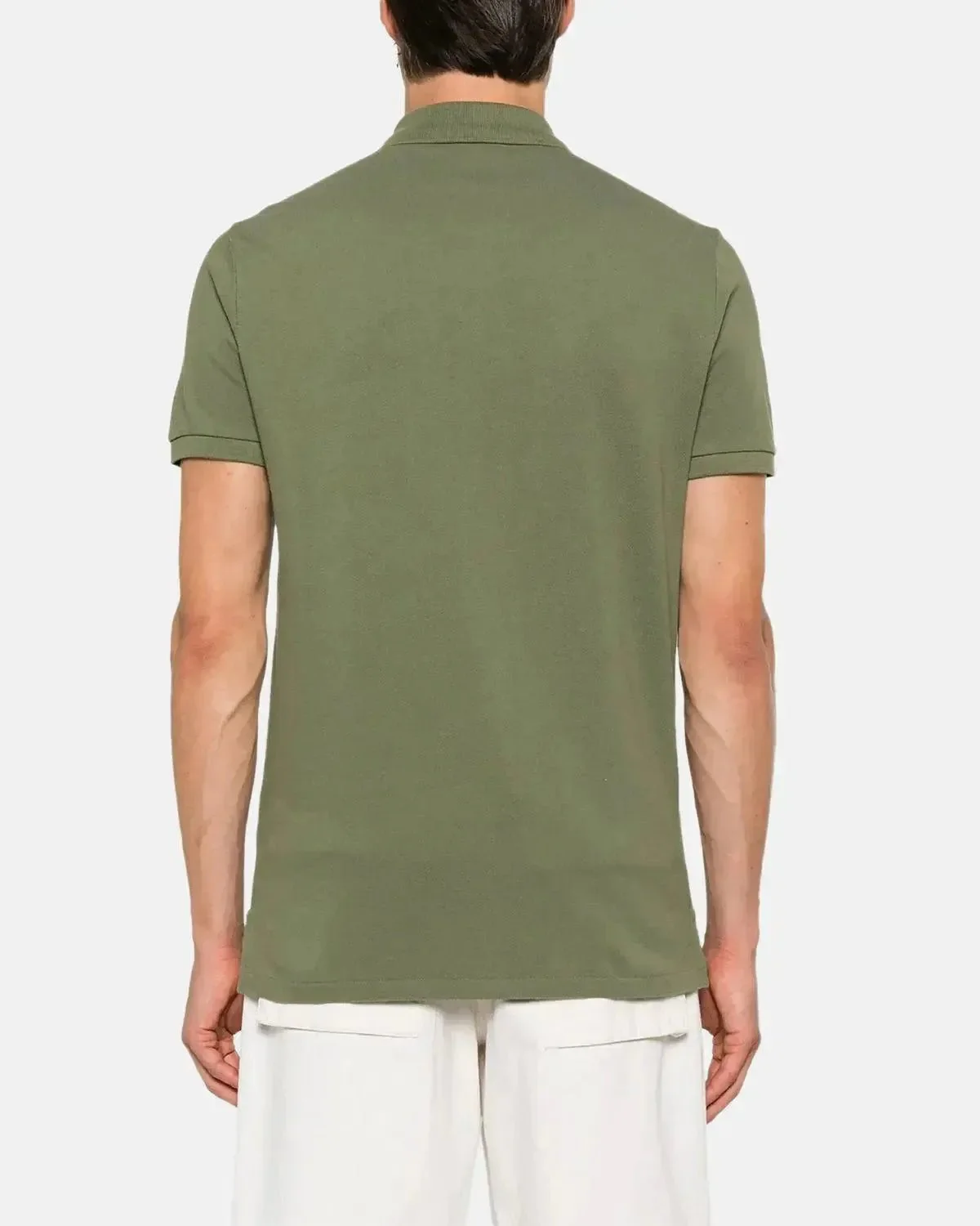 RALPH LAUREN MENS CUSTOM SLIM FIT MESH POLO SHIRT GARDEN TRAIL - Image 3