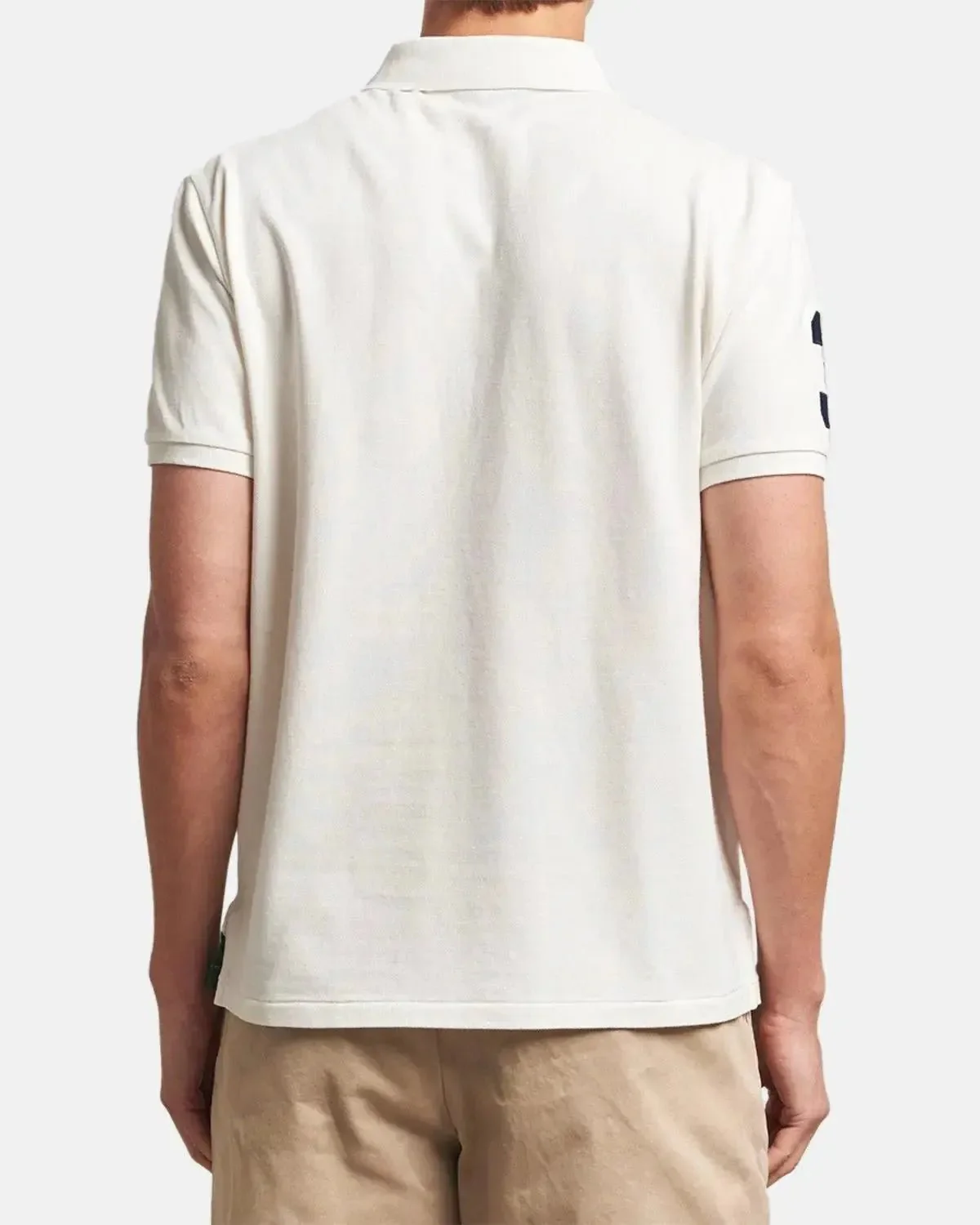 RALPH LAUREN MENS CUSTOM SLIM FIT TEAM COLOURS POLO SHIRT NEVIS WASHED FOREST - Image 3