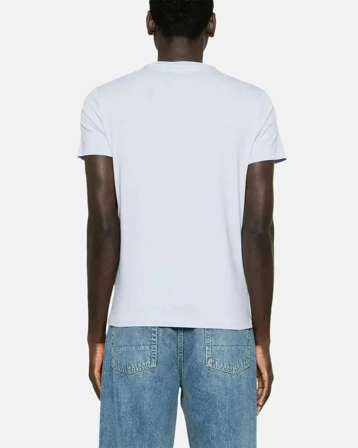 RALPH LAUREN MENS CUSTOM SLIM FIT TENNIS POLO BEAR T-SHIRT CORNFLOWER BLUE - Image 3