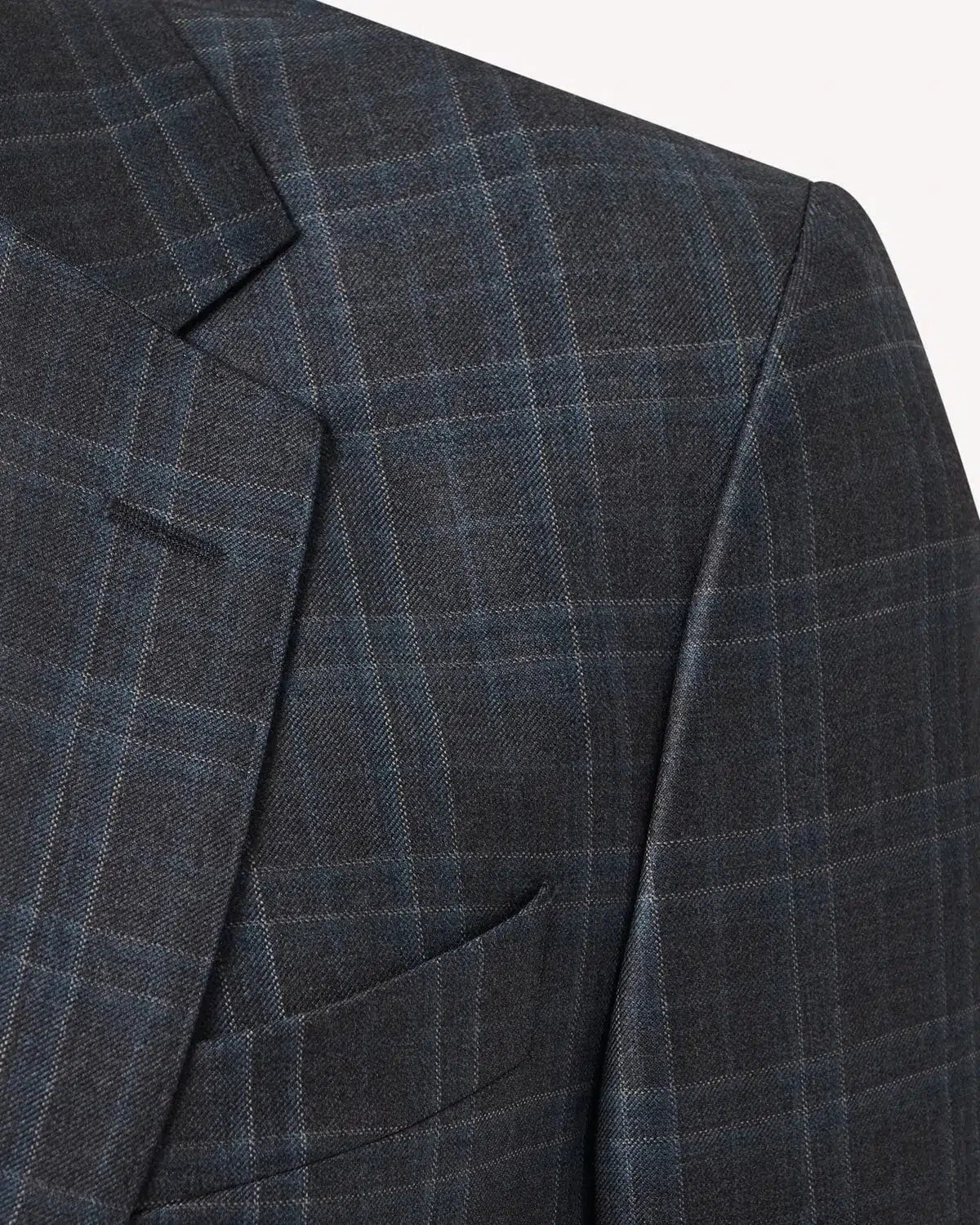 Richard James Check Jacket Charcoal - Image 3
