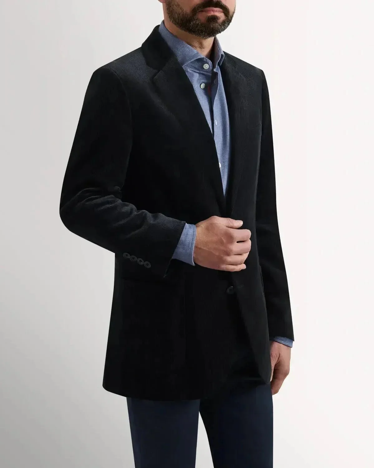 Richard James Classic Cord Jacket Green - Image 3