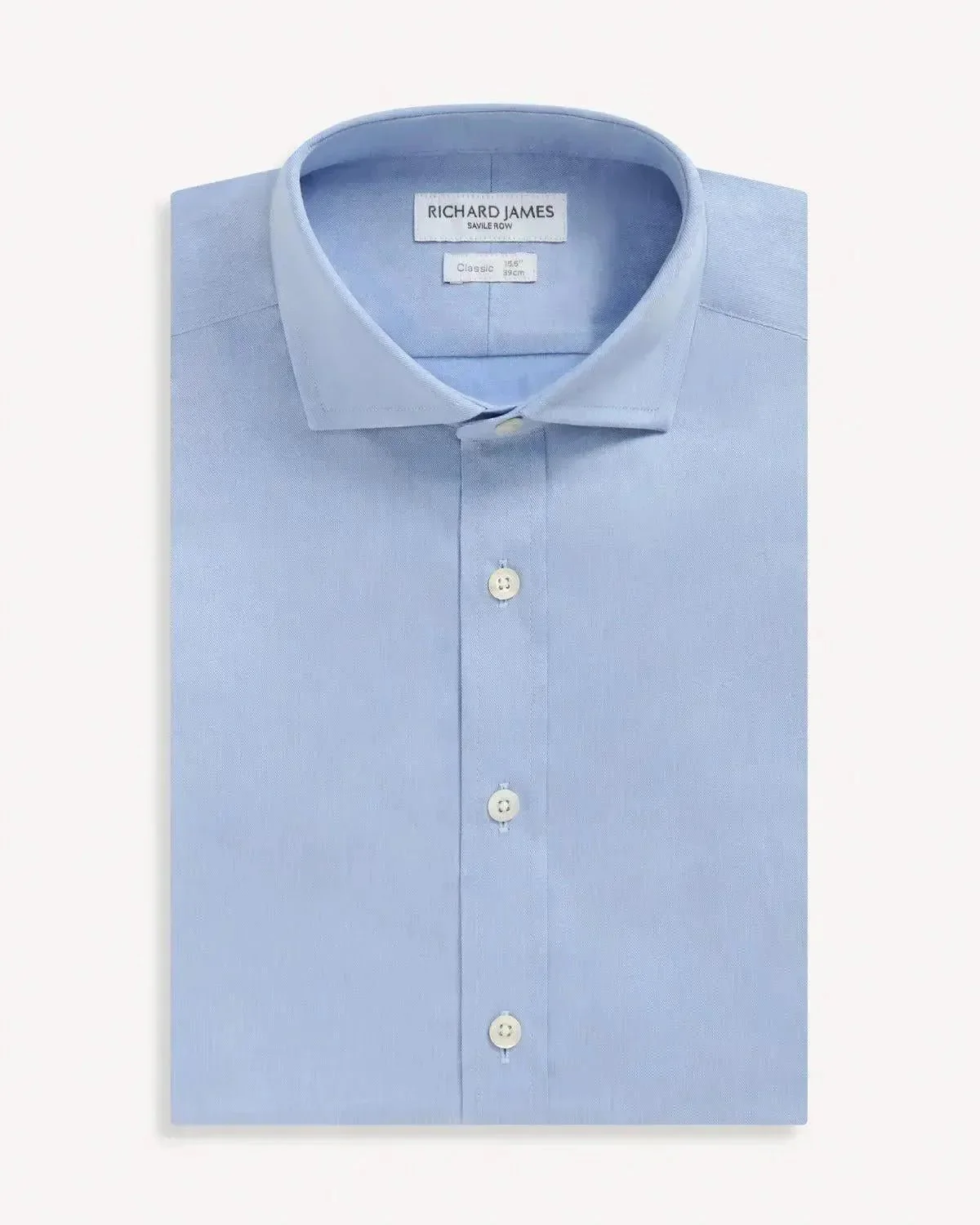 Richard James Classic Twill Shirt Sky