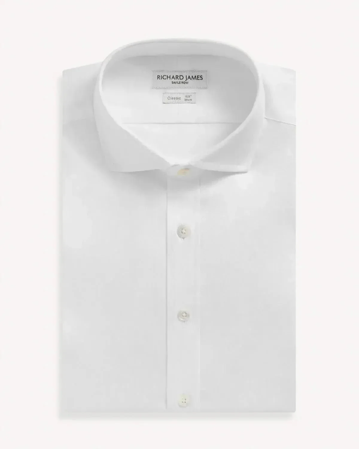 Richard James Classic Twill Shirt White