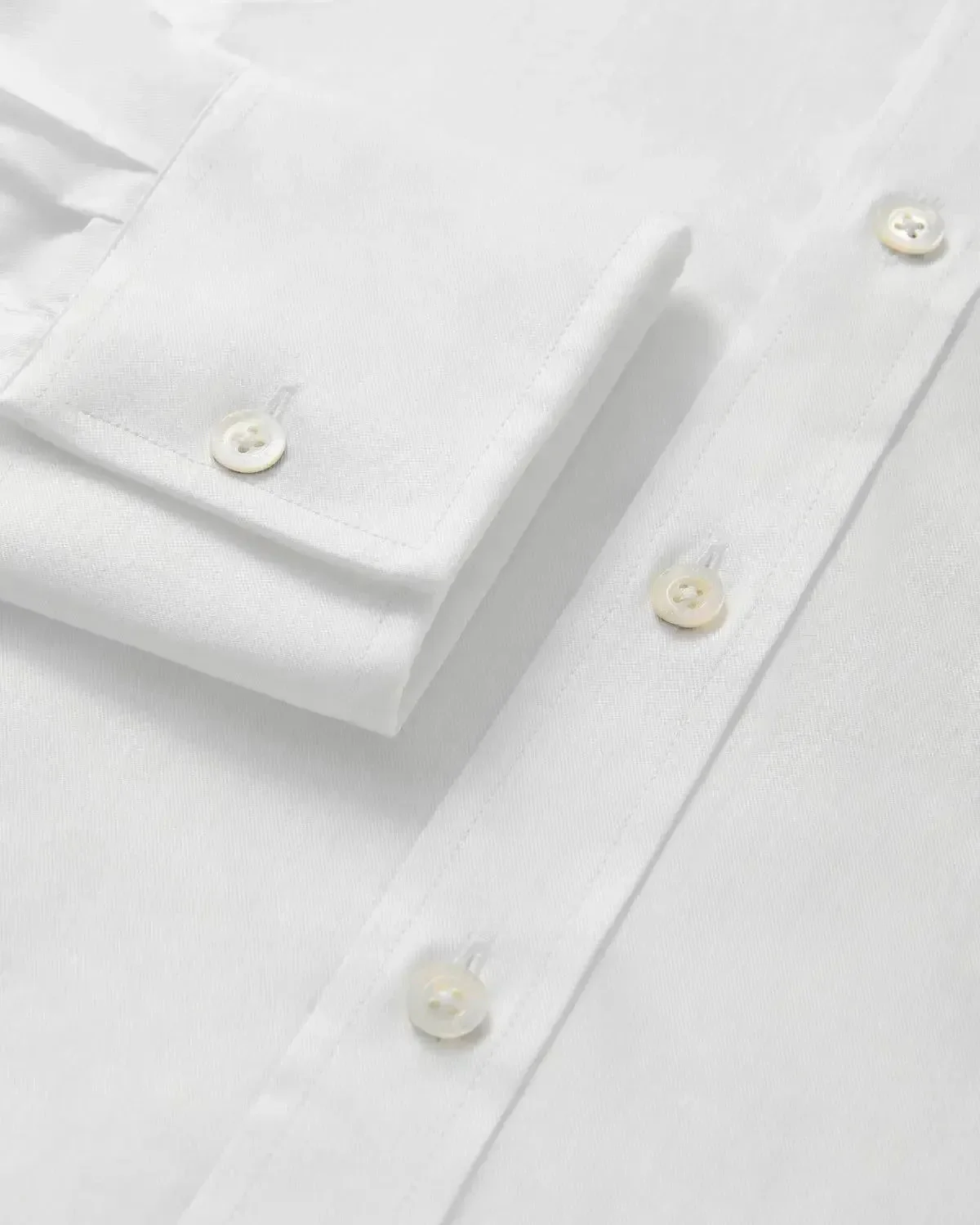 Richard James Classic Twill Shirt White - Image 3