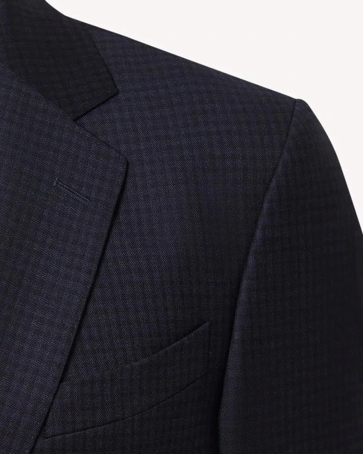 Richard James Club Check Jacket Navy Blue - Image 3