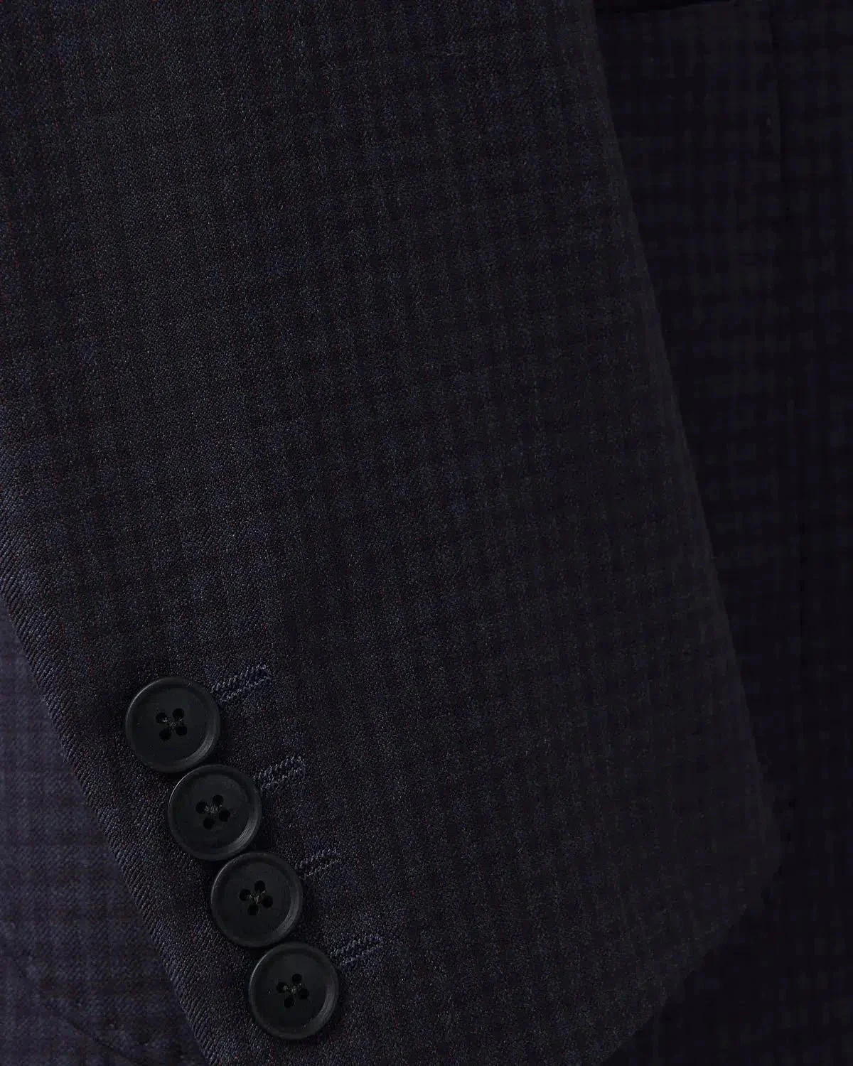 Richard James Club Check Jacket Navy Blue - Image 4