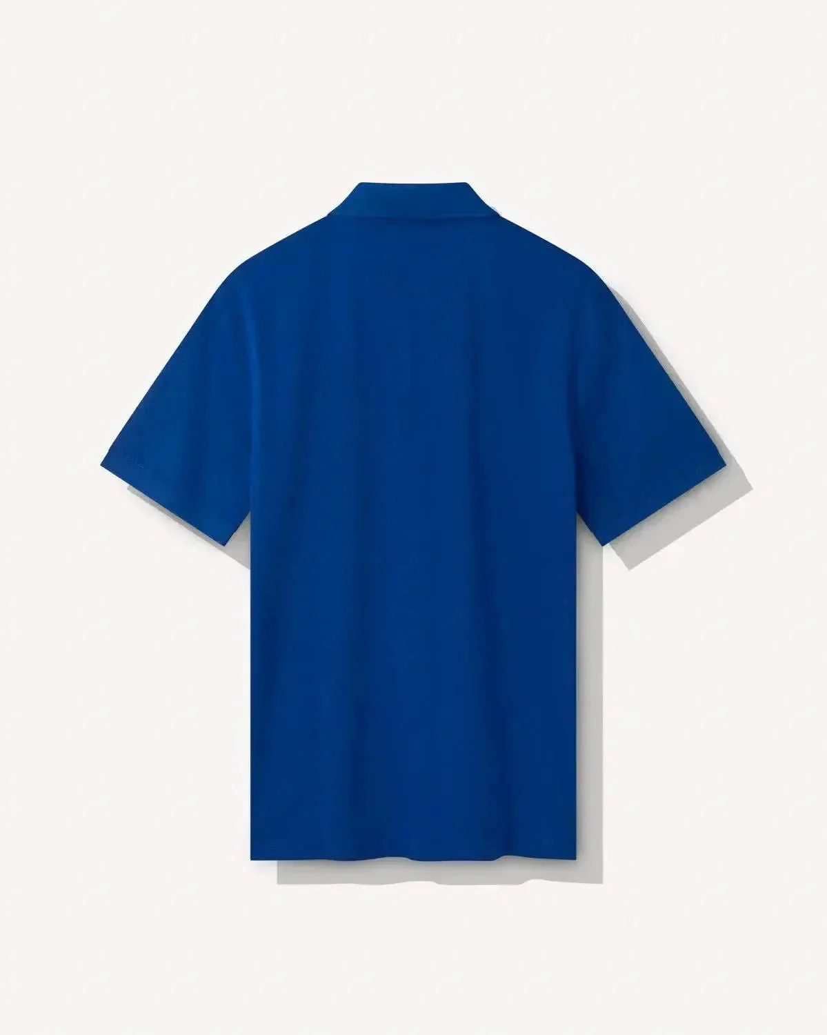 Richard James Mercerised Cotton Polo Shirt Air Force Blue - Image 4