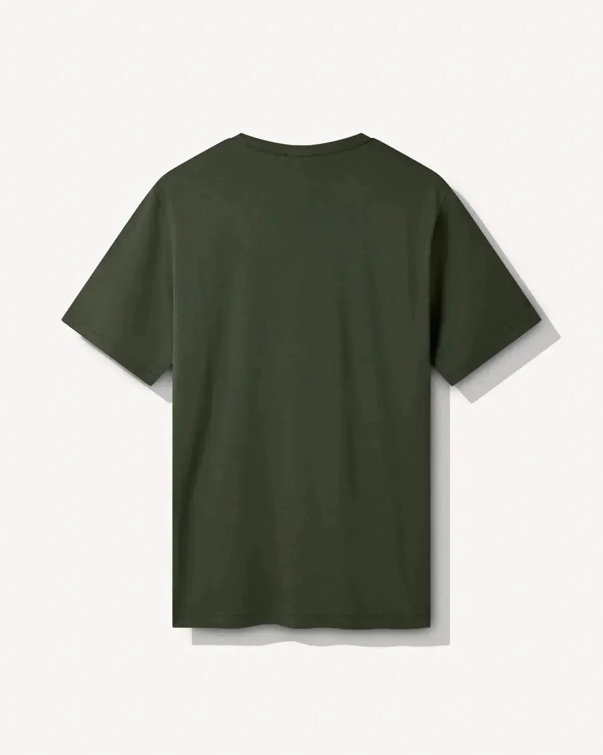Richard James Mercerised Cotton T-Shirt Olive - Image 4
