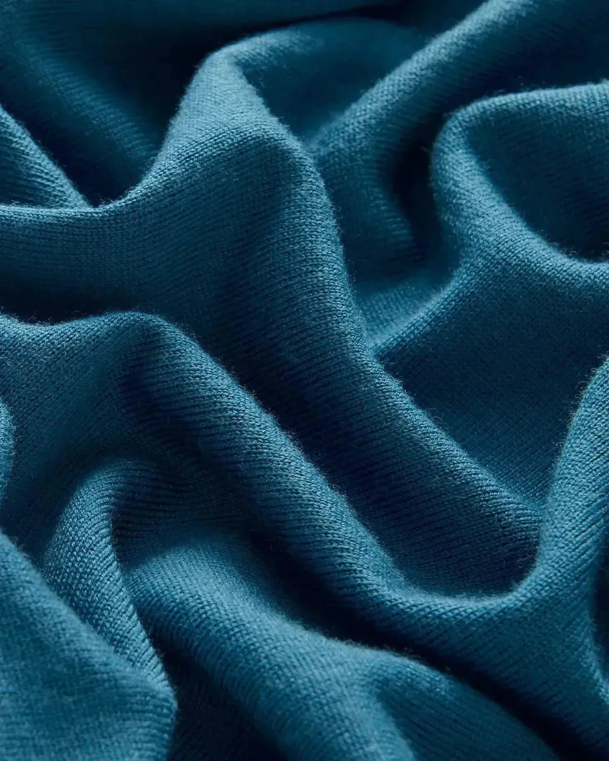 Richard James Merino Wool Crew Neck Knit Cobalt - Image 5