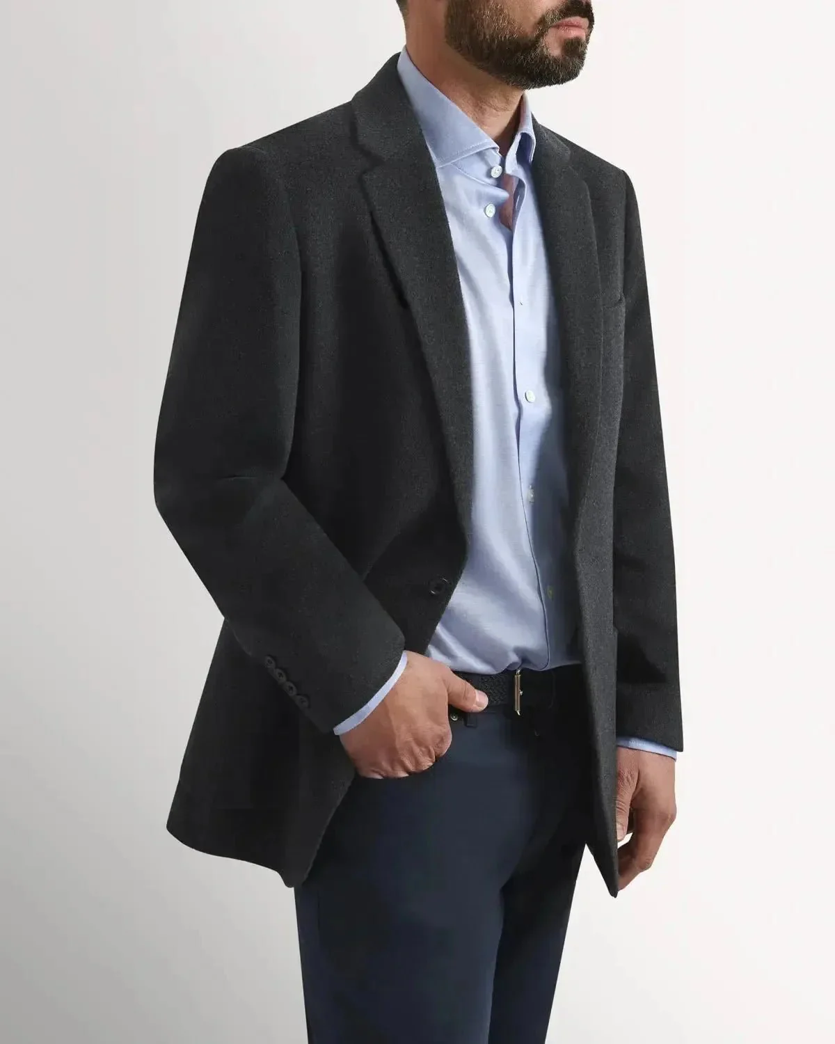 Richard James SB Wool Jacket Charcoal - Image 3