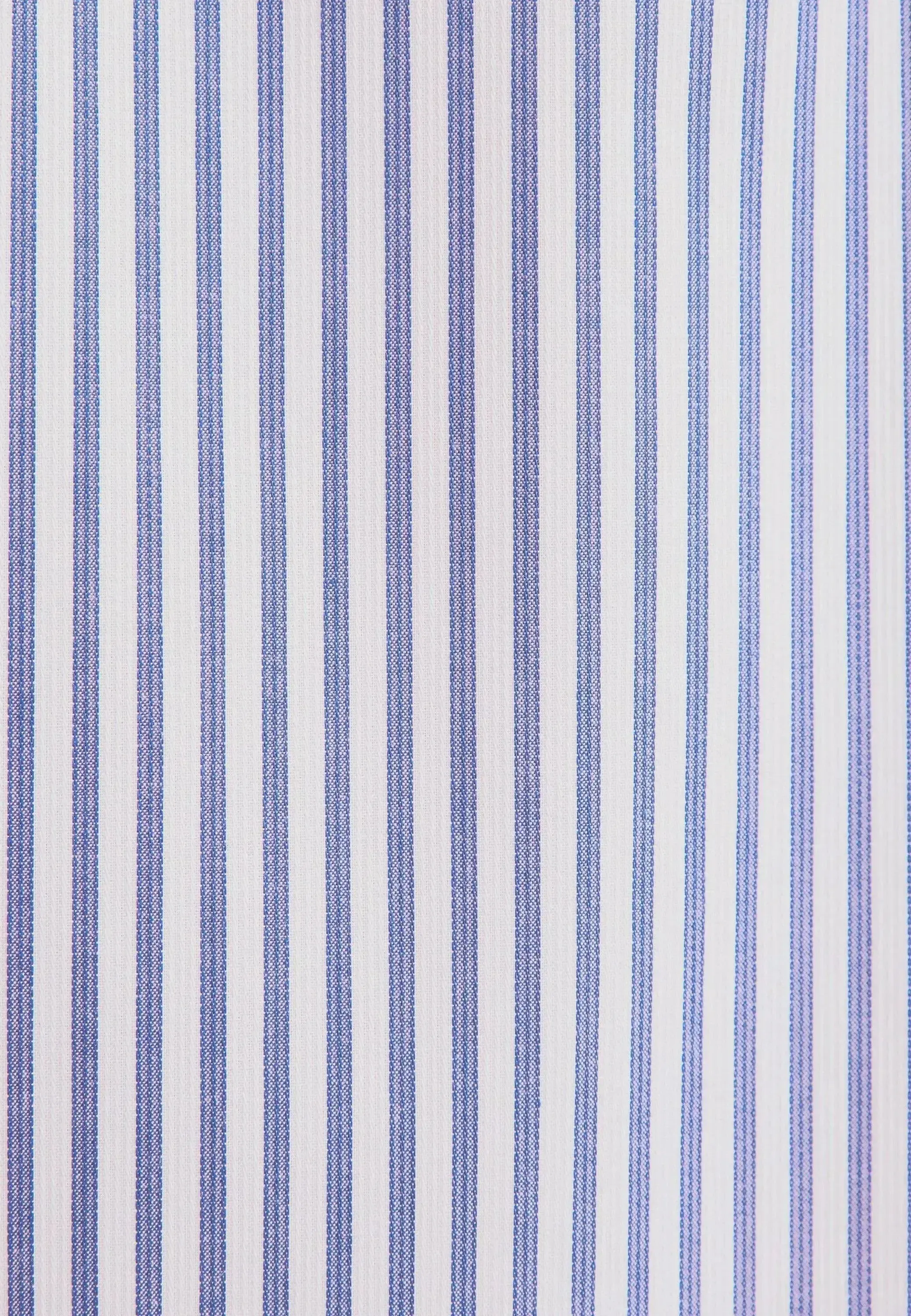 Seidensticker Mens Regular Fit No Iron Spread Kent Structured Stripe Business Shirt Mid Blue - Image 10