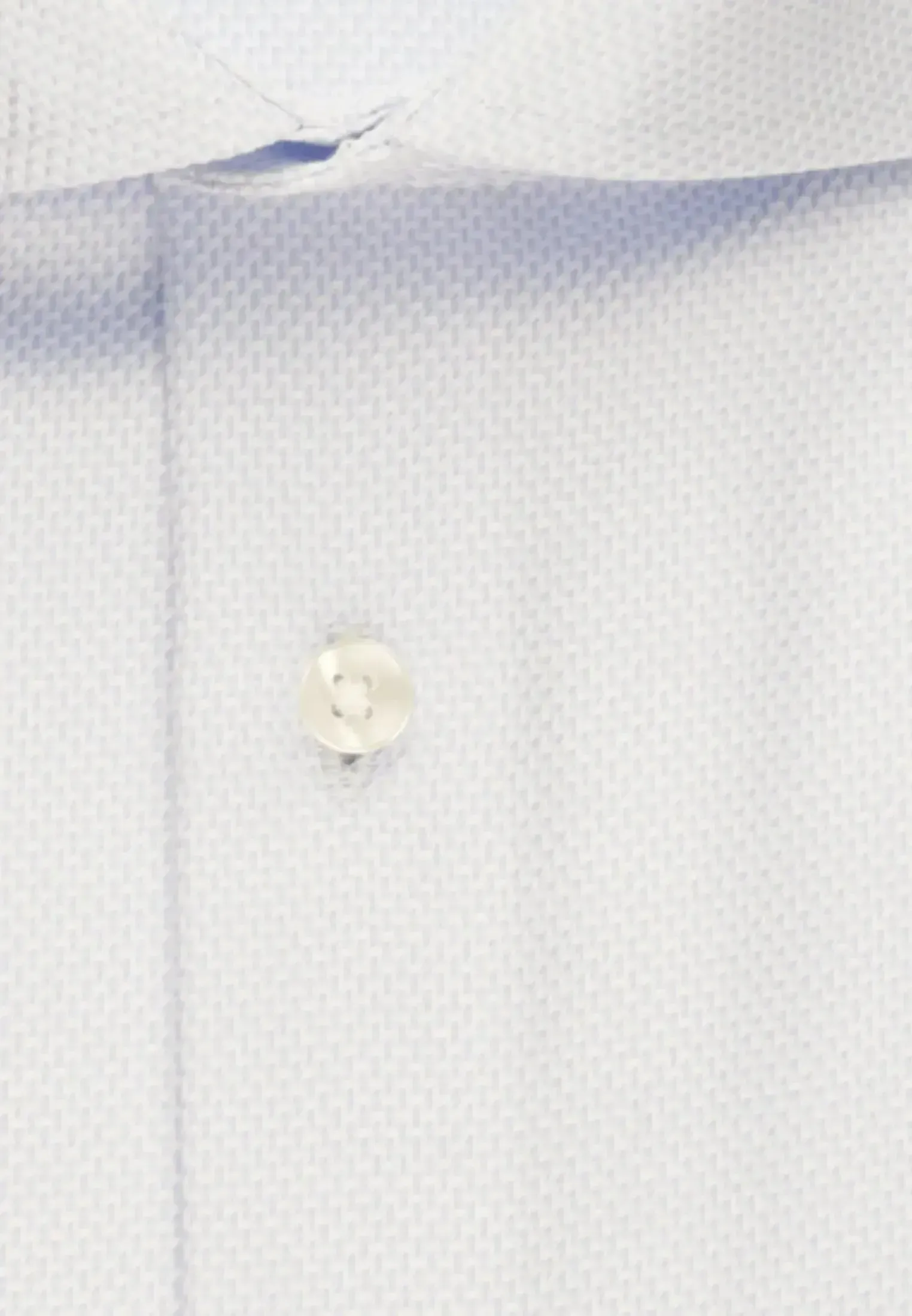 Seidensticker Mens Shaped Fit No Iron Spread Kent Structured Business Shirt Light Blue - Image 10