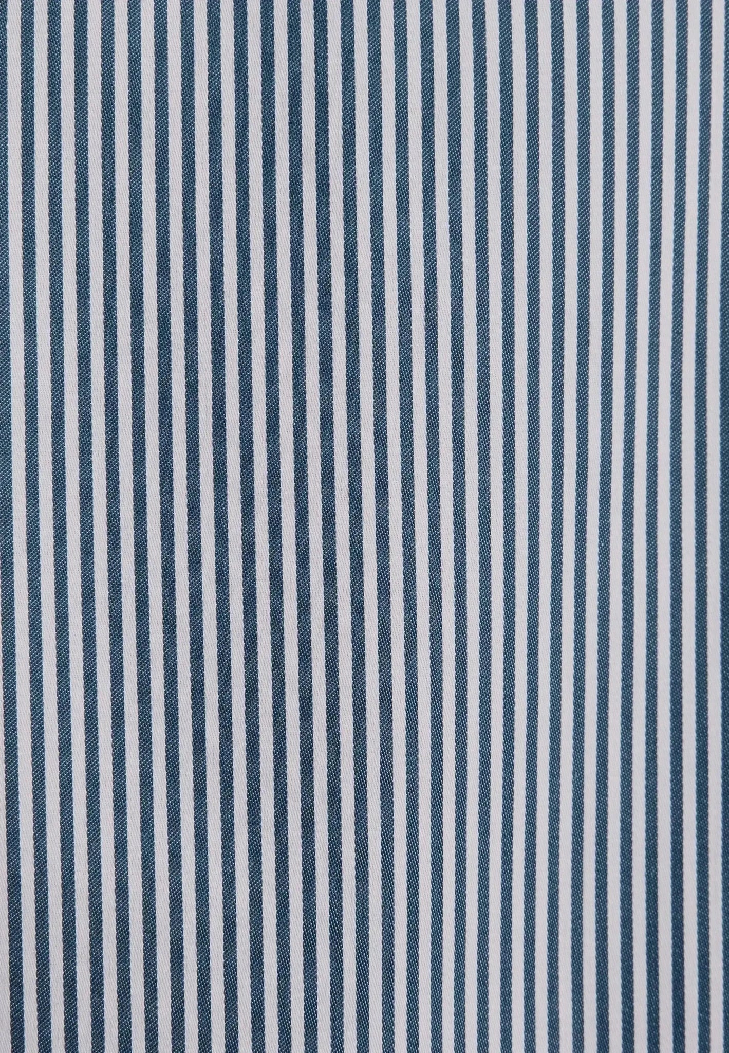 Seidensticker Shaped Fit Easy Iron New Kent Striped Business Shirt Dark Teal - Image 10
