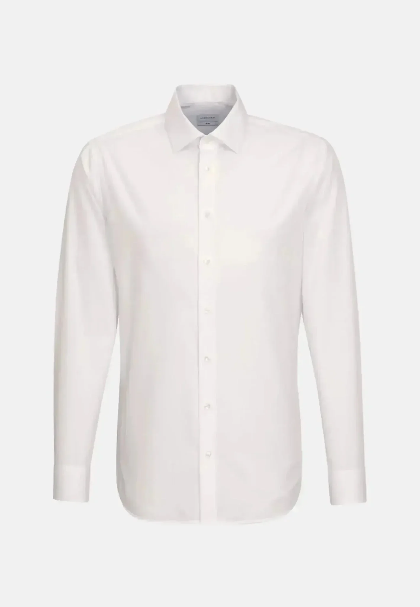 Seidensticker Slim Fit No Iron Kent Collar Business Shirt White