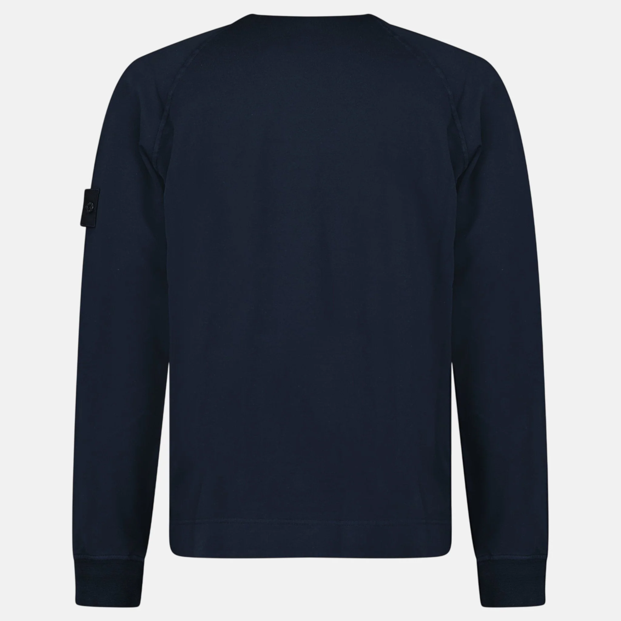 Stone Island Ghost Series Badge Crewneck Sweatshirt Navy - Image 2