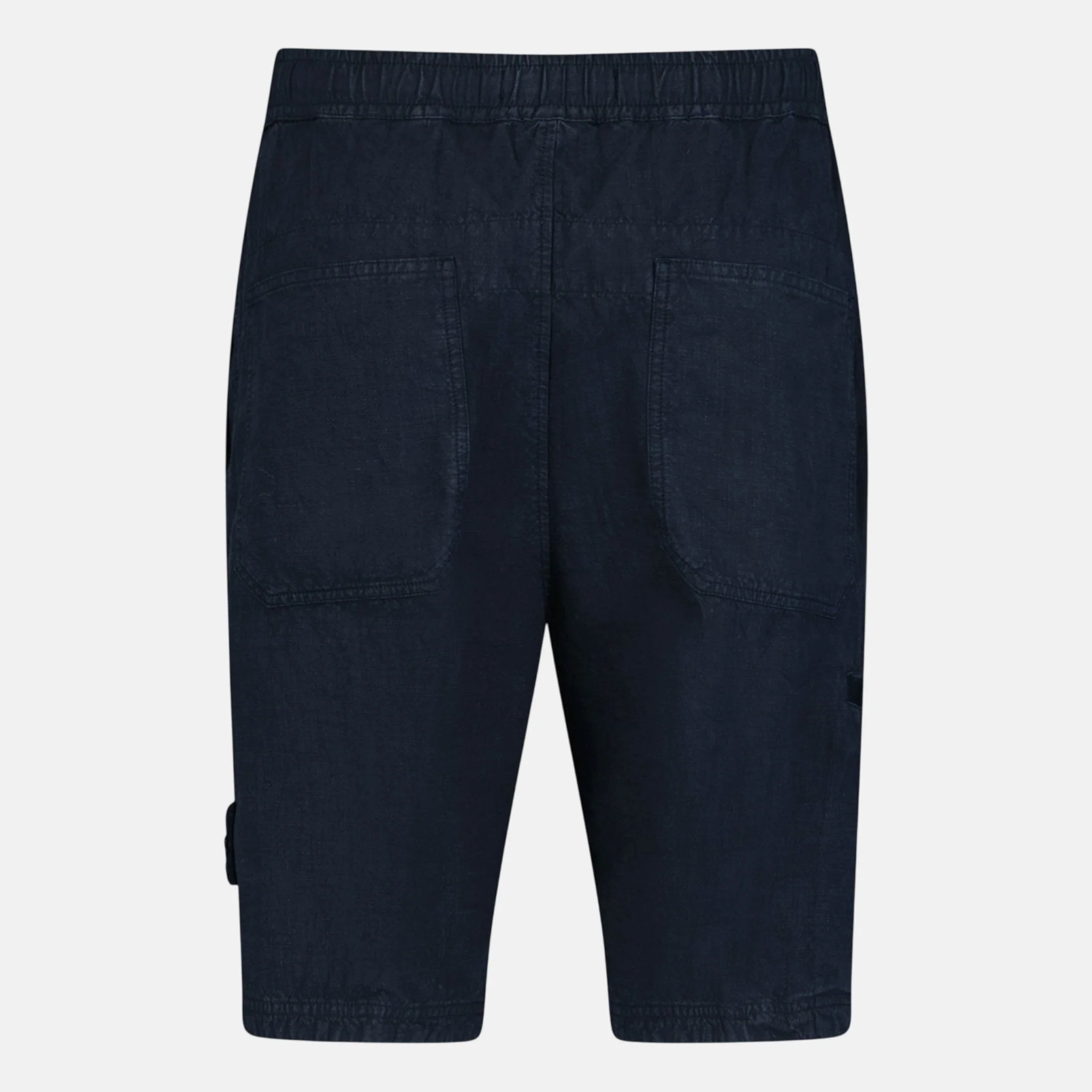 Stone Island Lino Nylon Tela-Tc Bermuda Comfort Shorts Navy - Image 2