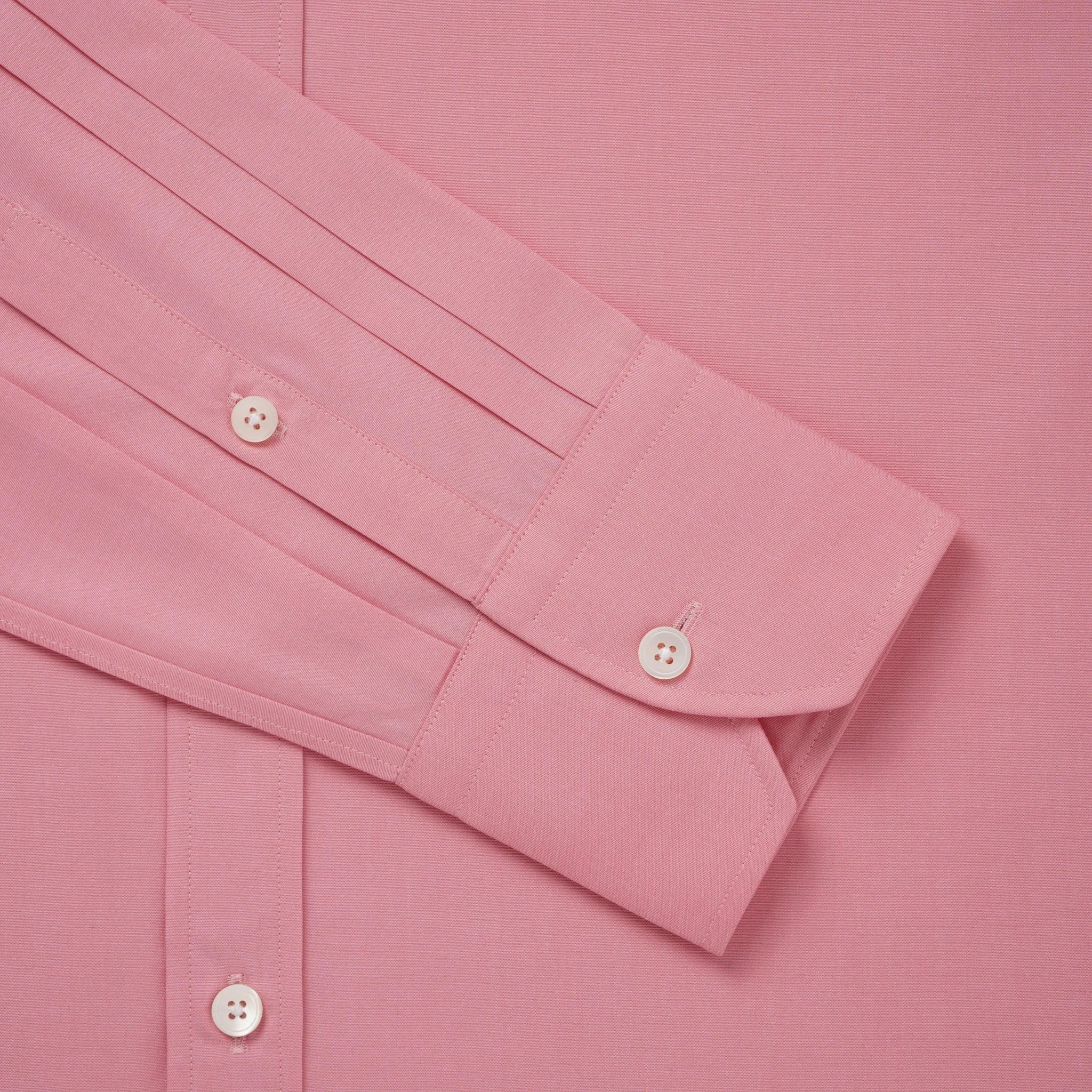 Thomas Pink Tailored Fit Formal Ramses Poplin Shirt Pink - Image 3