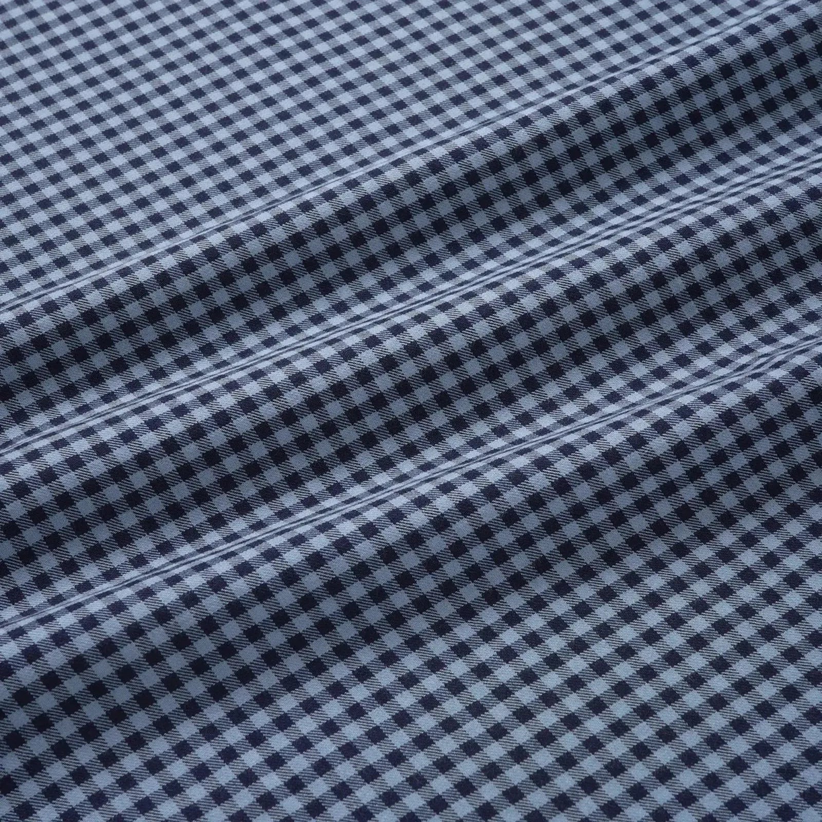 Thomas Pink Tailored Fit Smart Casual Brushed Check Shirt Blue - Image 4